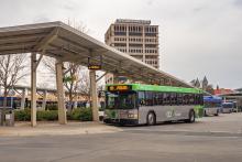 405 GoTriangle Bus at Durham Station