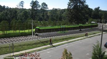 light rail rendering