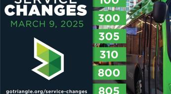 Service Changes on March for Routes 100, 300, 305, 310, 800, and 805