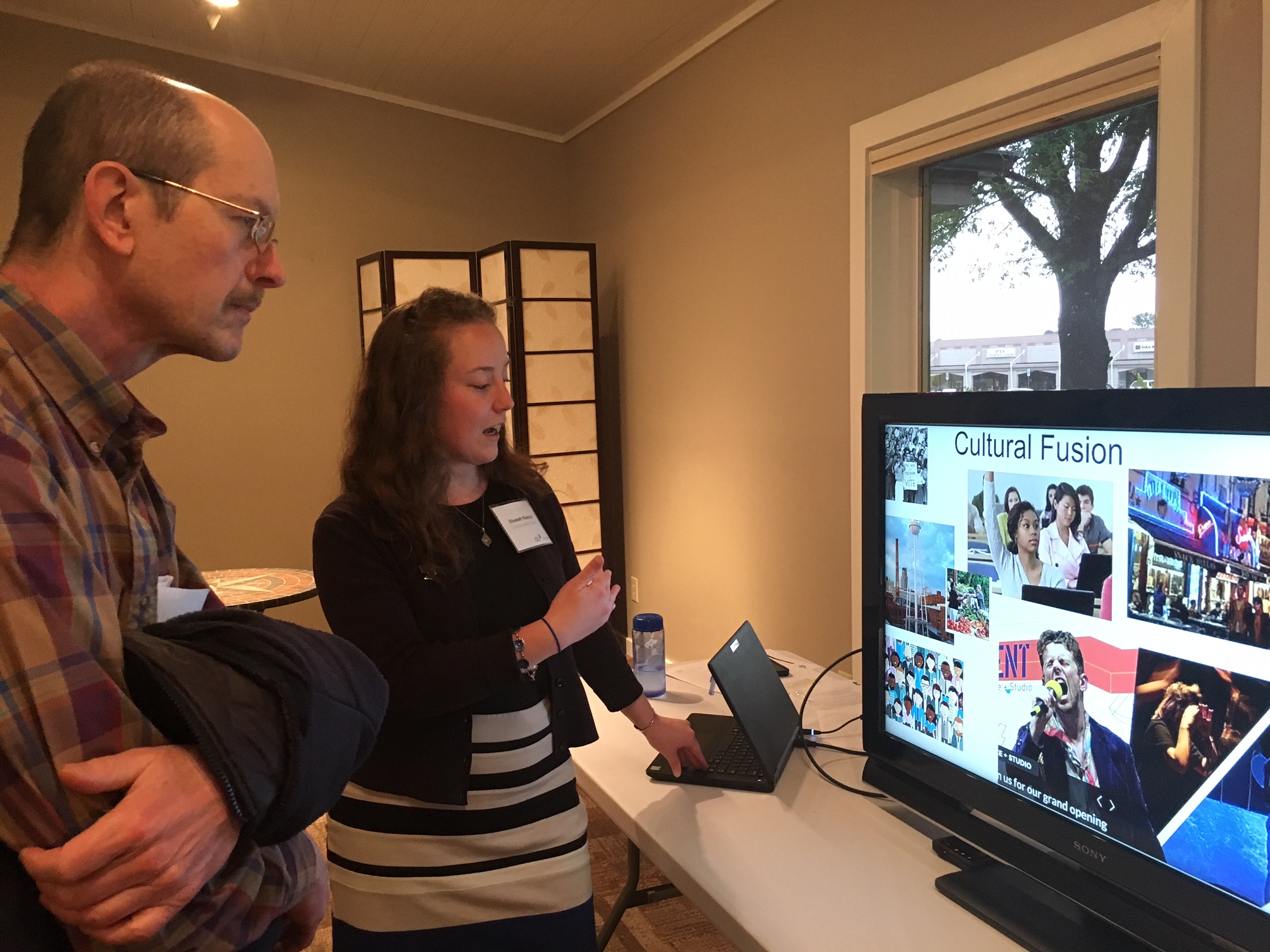 Liz Raskopf at GoTriangle meeting