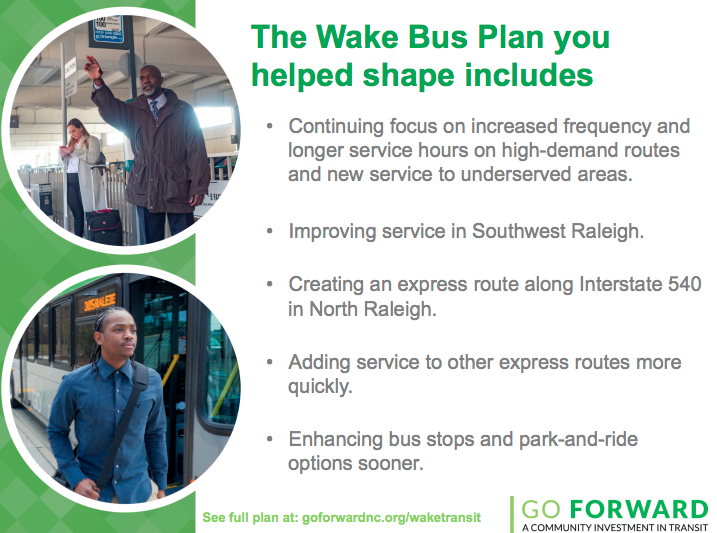 Wake bus plan graphic