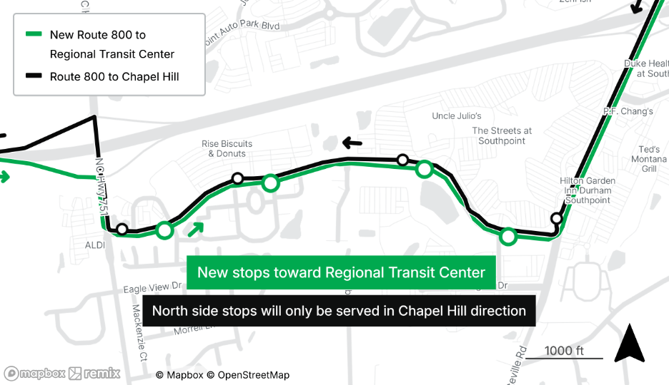 Route 800 Alignment