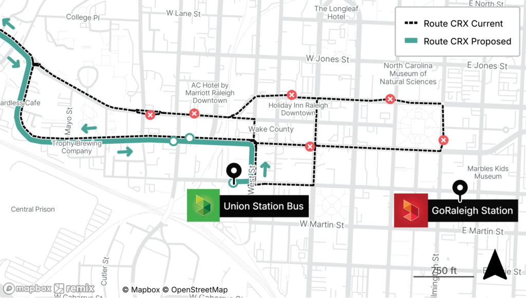 Route CRX Map